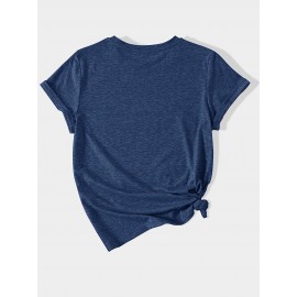 Women's Retro Graphic T-Shirt - 