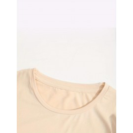 [Breast Cancer Awareness Shirt] Plus Size Breast Cancer Awareness T-Shirt for Women | Soft & Comfortable Round Neck Short Sleeve Tee with Pink Ribbon Graphic & 