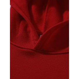 [Plus Size Sweatshirt] Plus Size Women's Casual Sweatshirt | Autumn and Winter Long-Sleeved Pullover with Pockets | Mute S Printed Round Neck