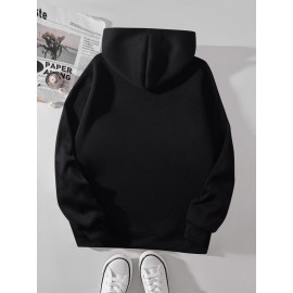 [Plus Size Sweatshirt] Plus Size Women's Casual Sweatshirt | Autumn and Winter Long-Sleeved Pullover with Pockets | Mute S Printed Round Neck