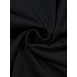 Women'S Plus Size Casual Pullovers, Polyester 100% Knit Fabric, Crew Neck with Slight Stretch, Alphabet Print, Fall/Winter Sportswear, Oversized Top with 