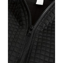 Women's Jacket - Christian Faith Statement Outerwear, Zip-Up Baseball Collar Coat, Machine Washable Polyester Jacket for Everyday & Special Occasions, Versatile Layering, Bold Print Design, Quality Stitching, Stylish Coat, Trendy Women