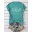 Women's Turquoise Christian Faith T-Shirt with Psalm 23 