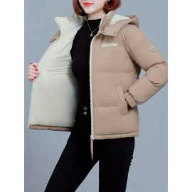 Women's Outdoor Detachable Hooded Warm Fashion Jacket